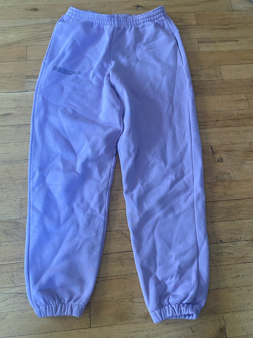 Pangaia lavender sweat pants. Size small